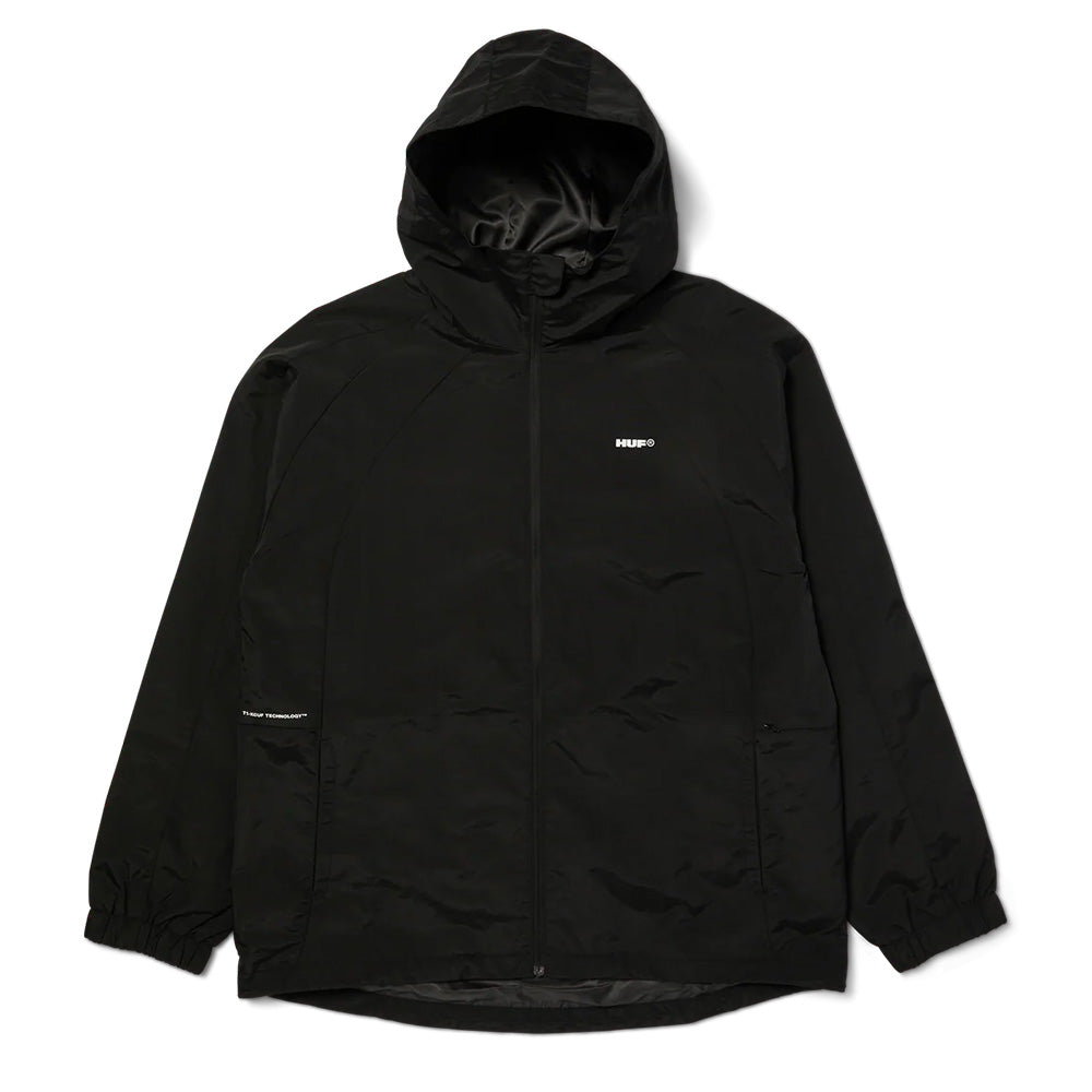 HUF ALL CAPS SHELL JACKET BLACK