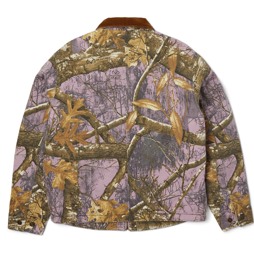 HUF X REALTREE MEGABLAST WORK JACKET PURPLE