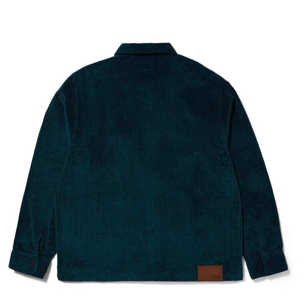 HUF TWO TONE CORD ZIP SHACKET TURQUOISE