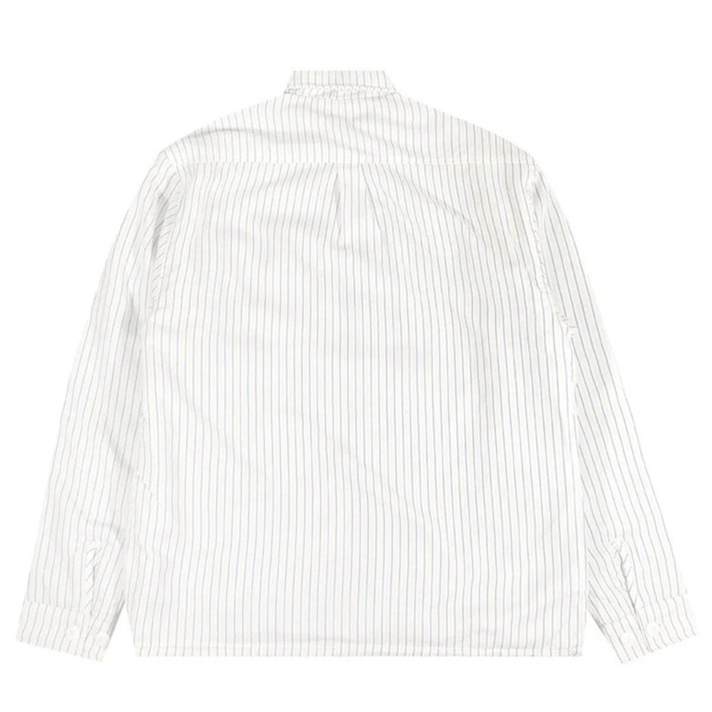 THE HUNDREDS PADDED LS WOVEN WHITE