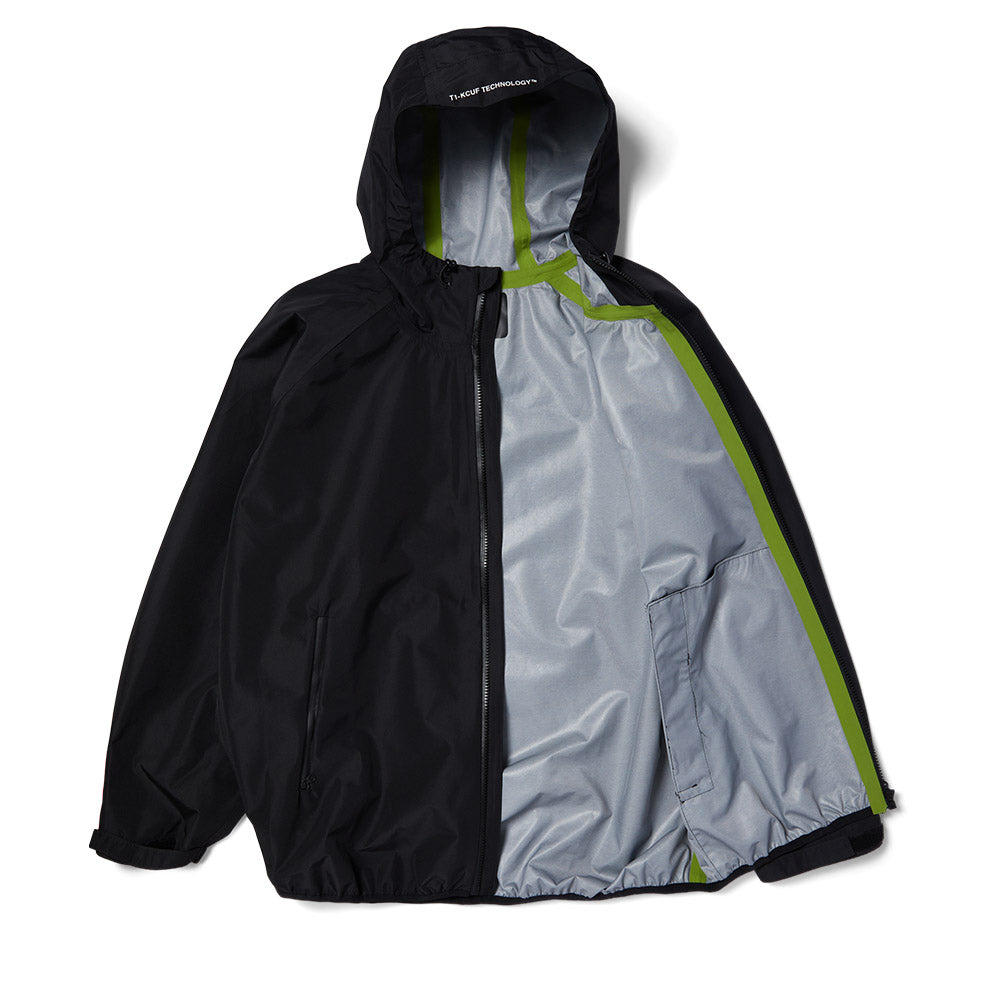 HUF RAINIER SHELL JACKET BLACK