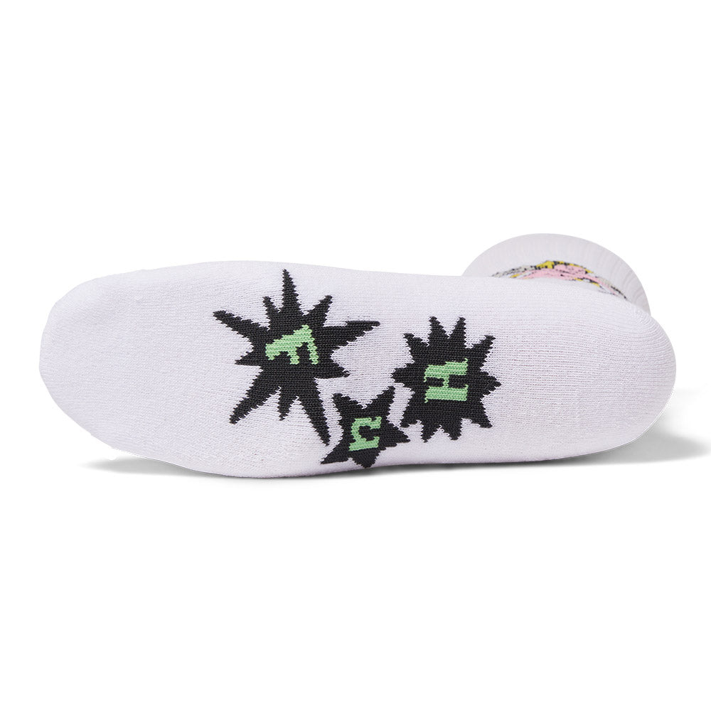 HUF CUPID CREW SOCK WHITE