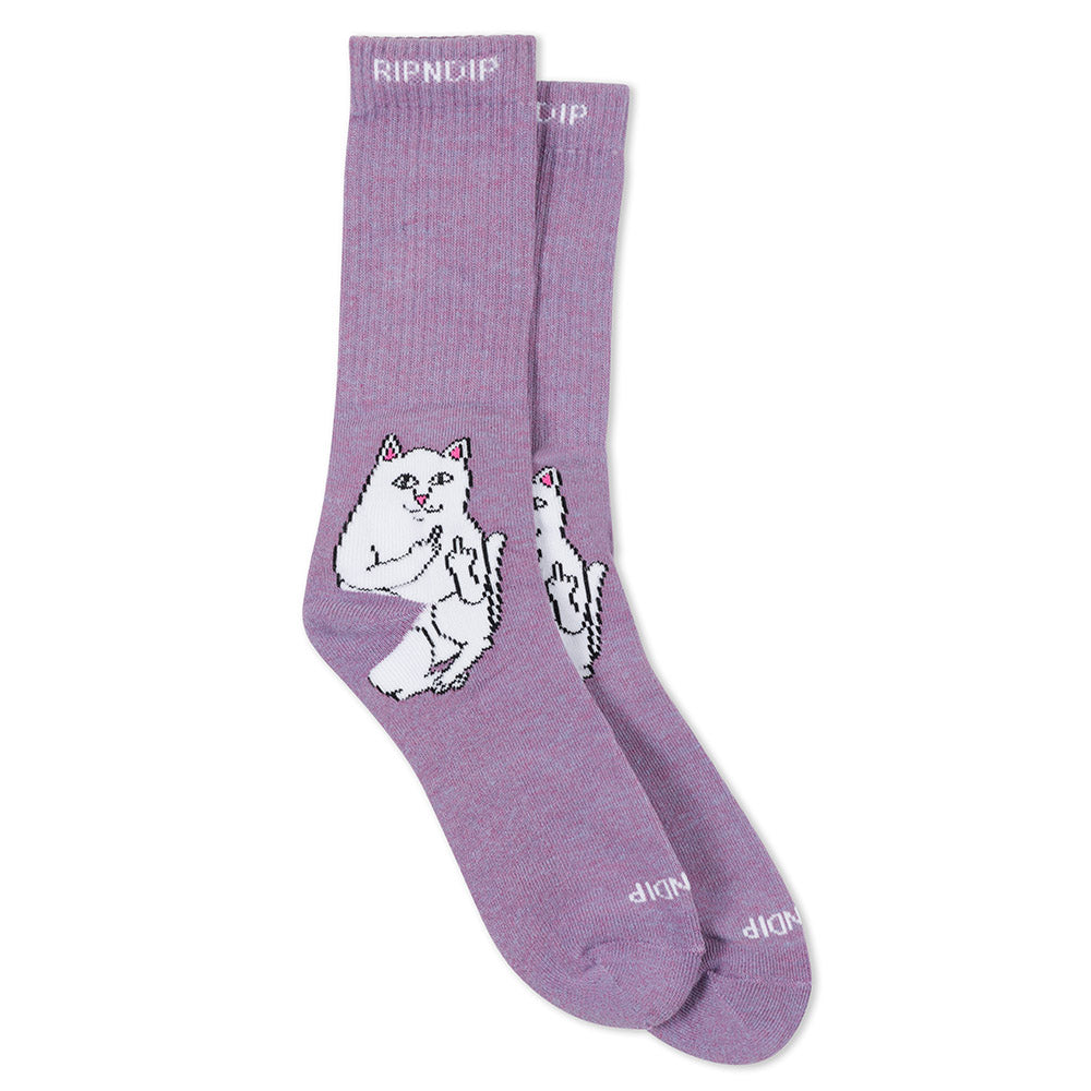 RIPNDIP LORD NERMAL SOCKS PURPLE