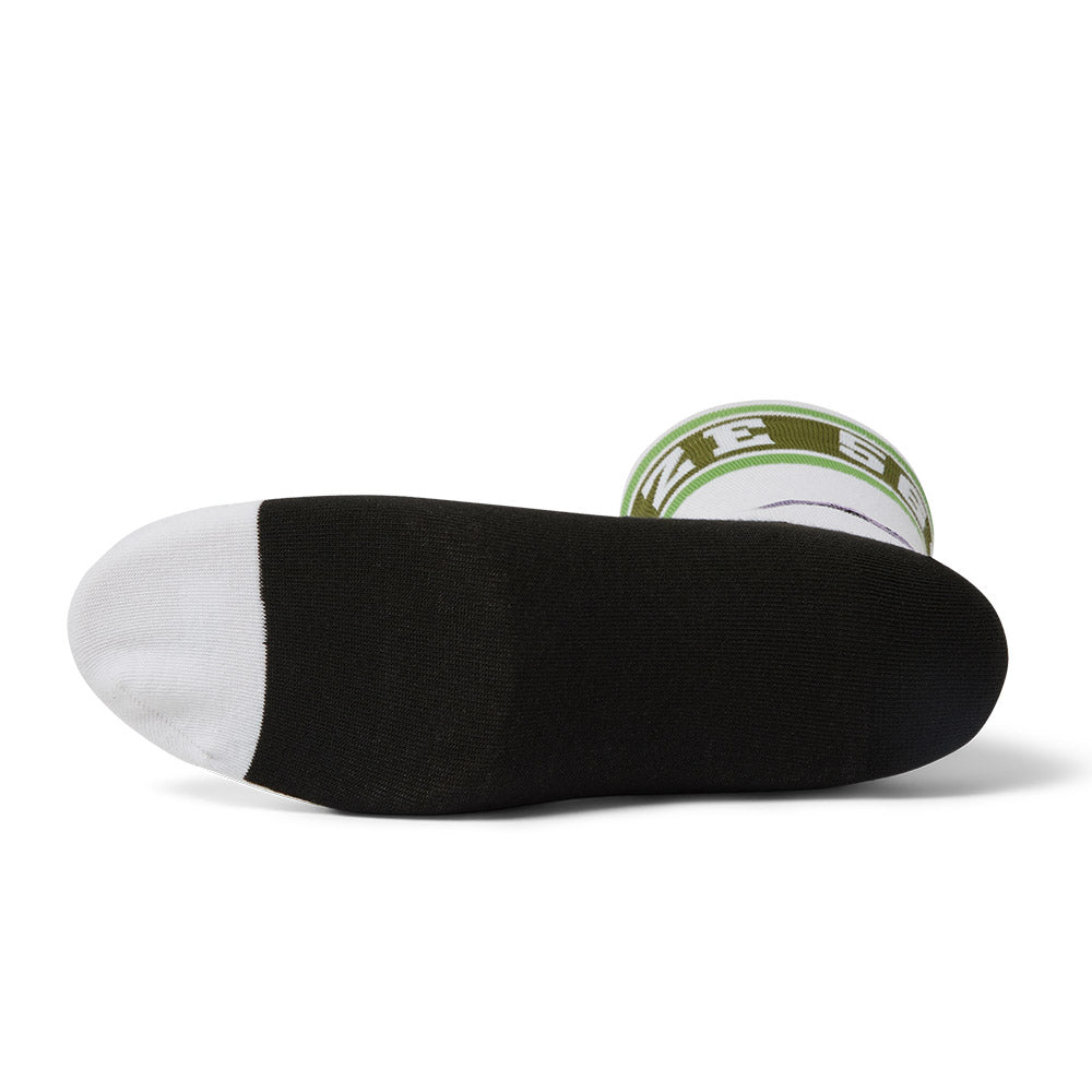 HUF X BRONZE GRANOLA CREW SOCK WHITE