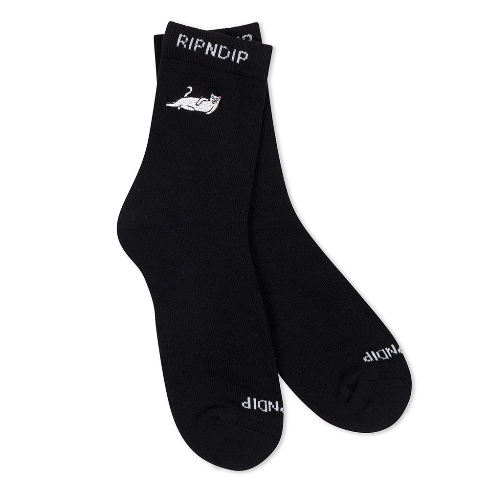 RIPNDIP CATSTANZA MID SOCKS BLACK