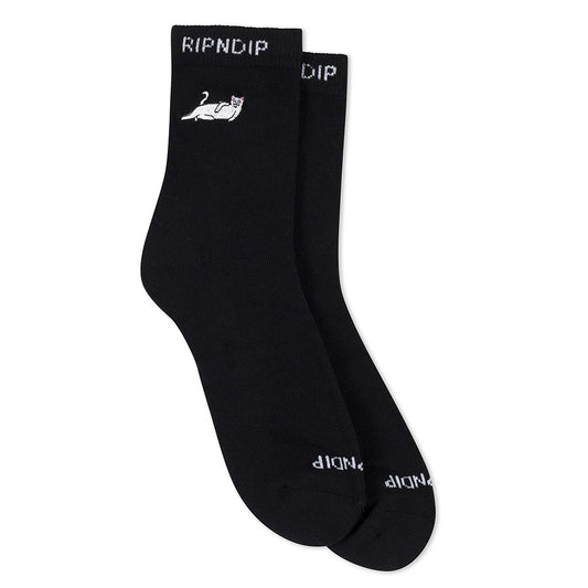 RIPNDIP CATSTANZA MID SOCKS BLACK
