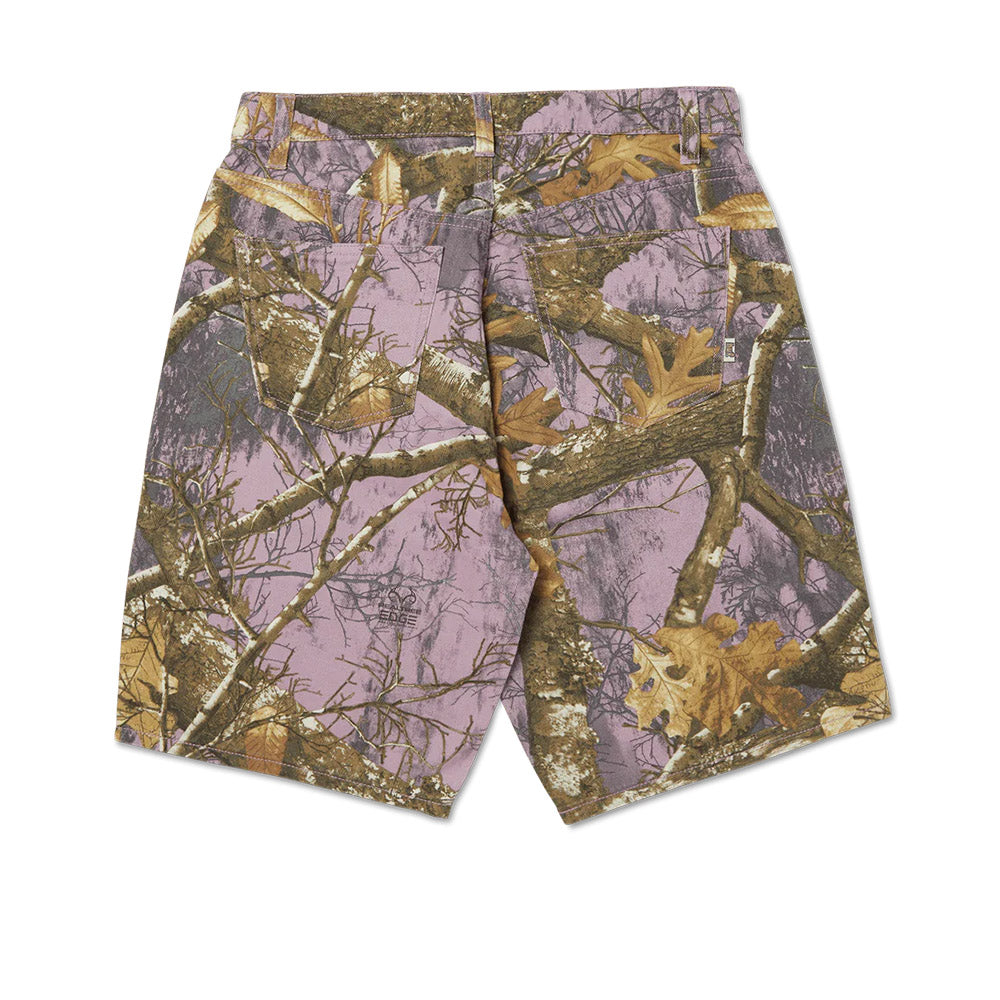 HUF X REALTREE CROMER SHORT PURPLE
