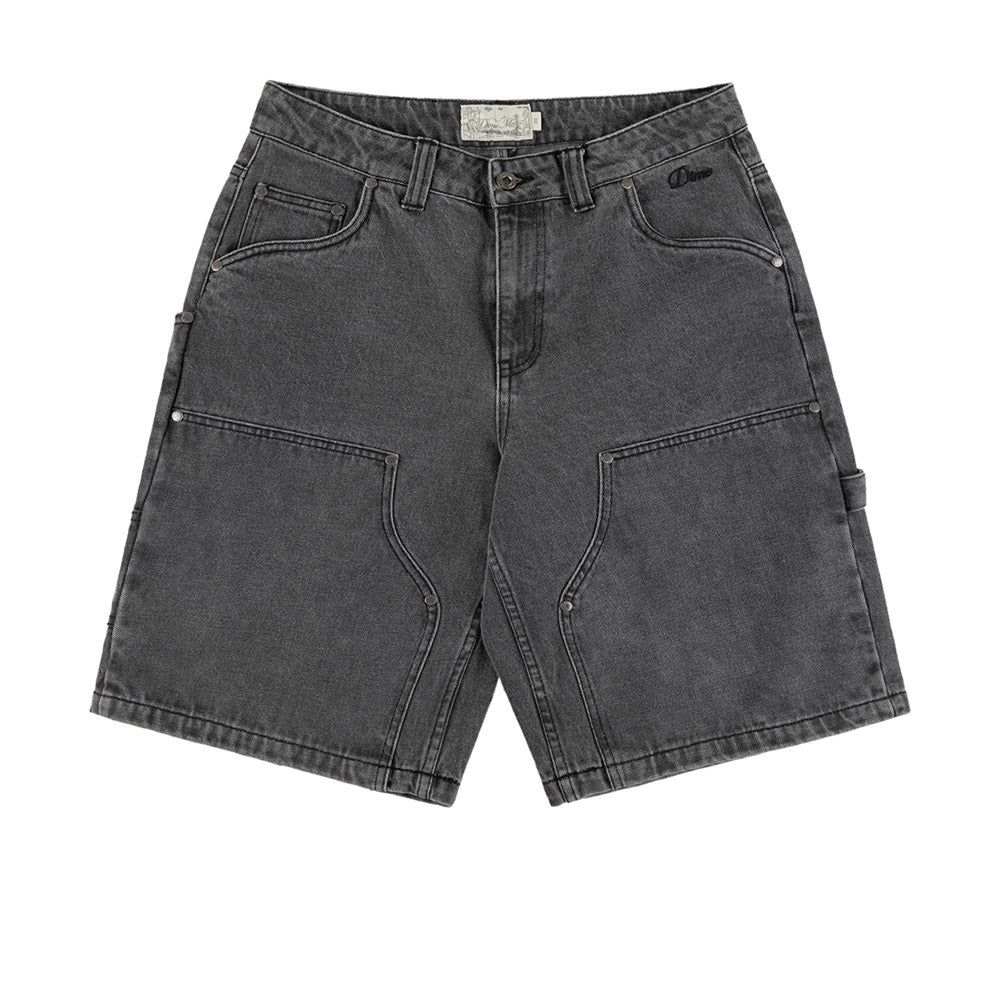 DIME CARPENTER DENIM SHORTS BLACK