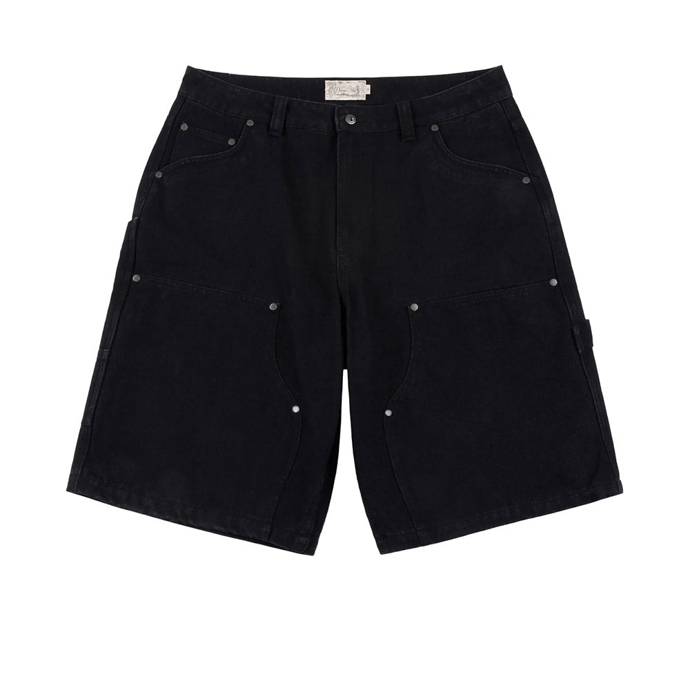 DIME CARPENTER DENIM SHORTS BLACK