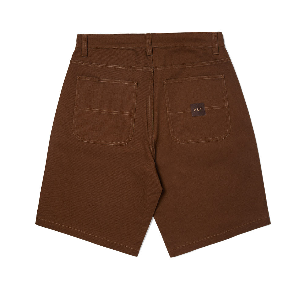 HUF CLASSIC H DOUBLE KNEE SHORT BROWN