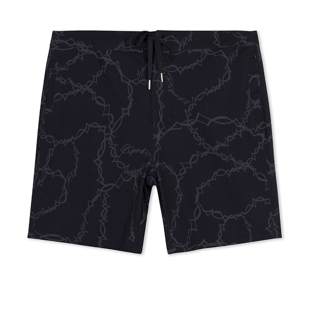 RIPNDIP WIRED SWIM SHORTS BLACK