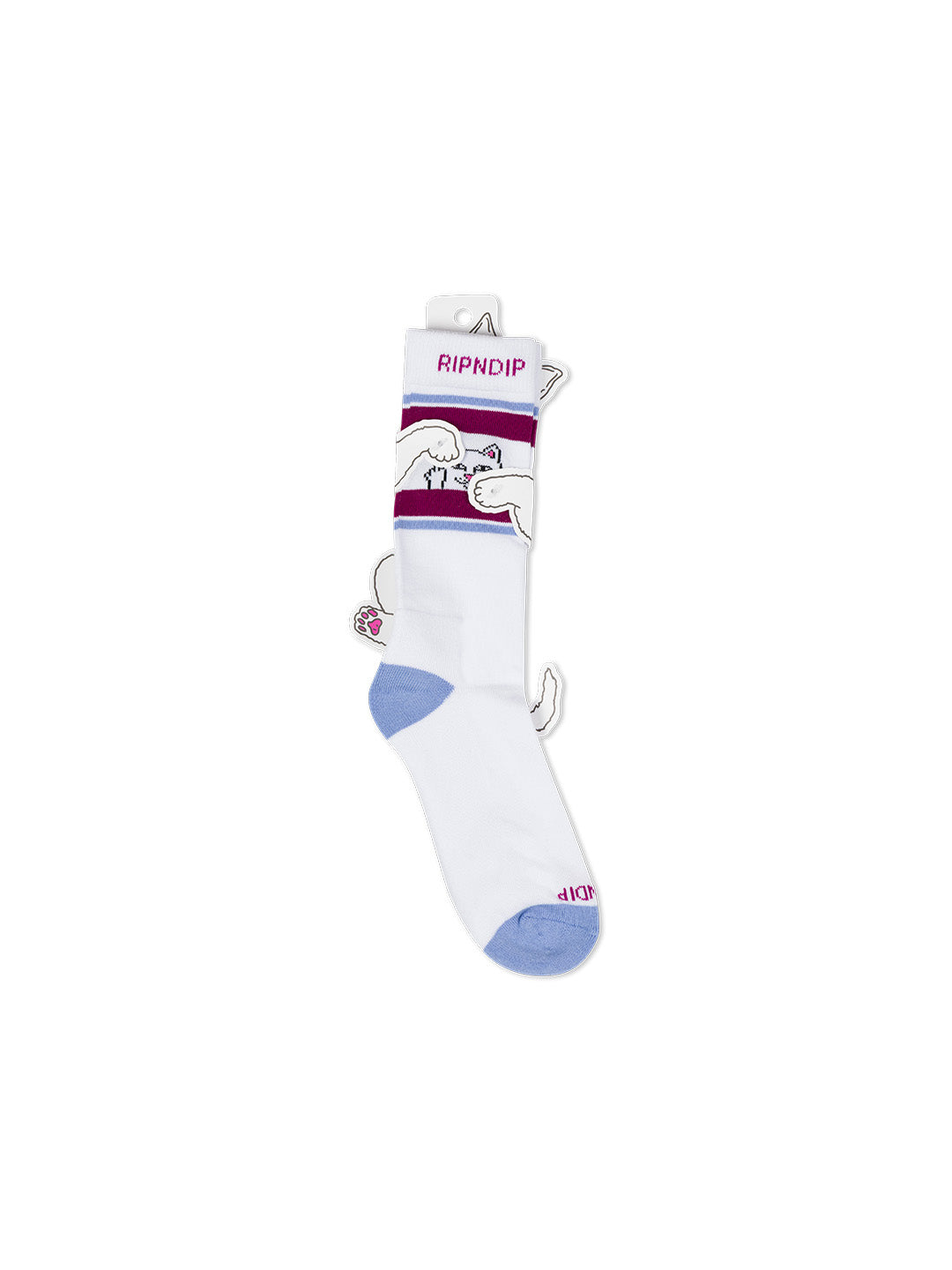 Peeking Nermal Socks White