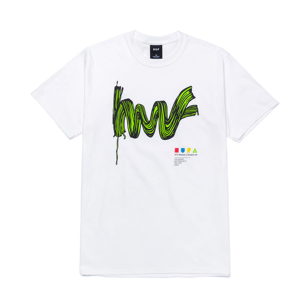 HUF STROKE OF GENIUS TEE WHITE