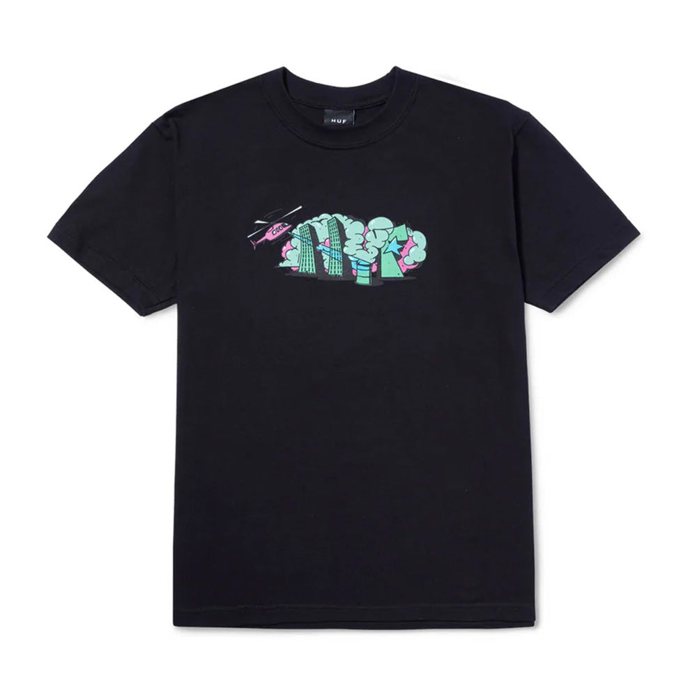 HUF STREET LEVEL TEE BLACK