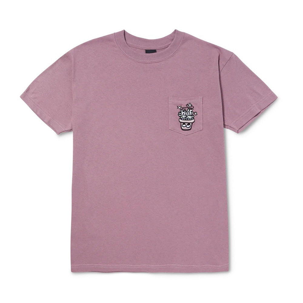 HUF POT HEAD POCKET TEE PURPLE