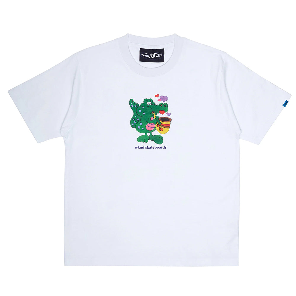 WKND HELLO MARCH TEE WHITE