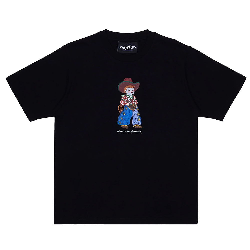 WKND COWBOY TEE BLACK