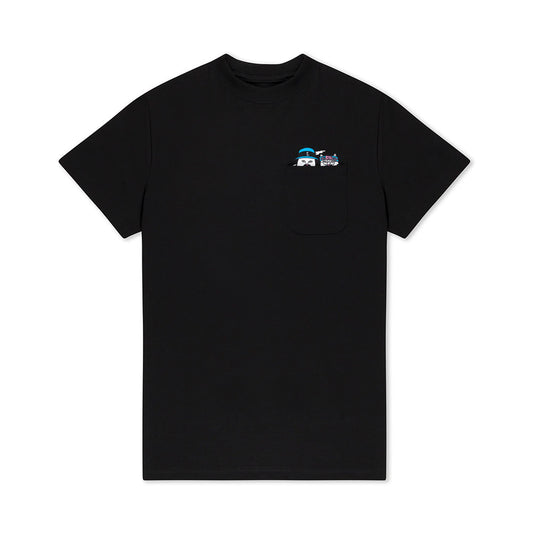 RIPNDIP CHEECH AND NERM POCKET TEE BLACK