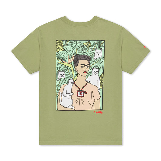 RIPNDIP NERMAL PORTRAIT TEE OLIVE