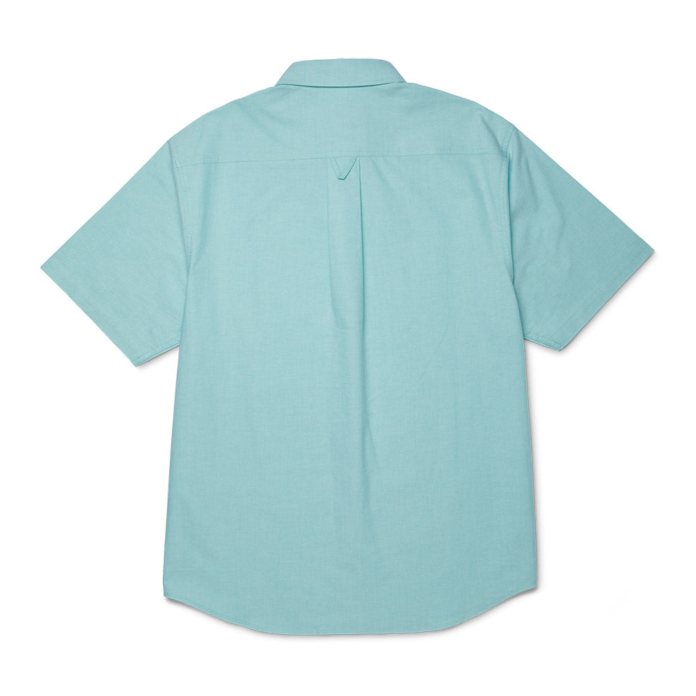 HUF ICARUS OXFORD SHIRT TURQUOISE