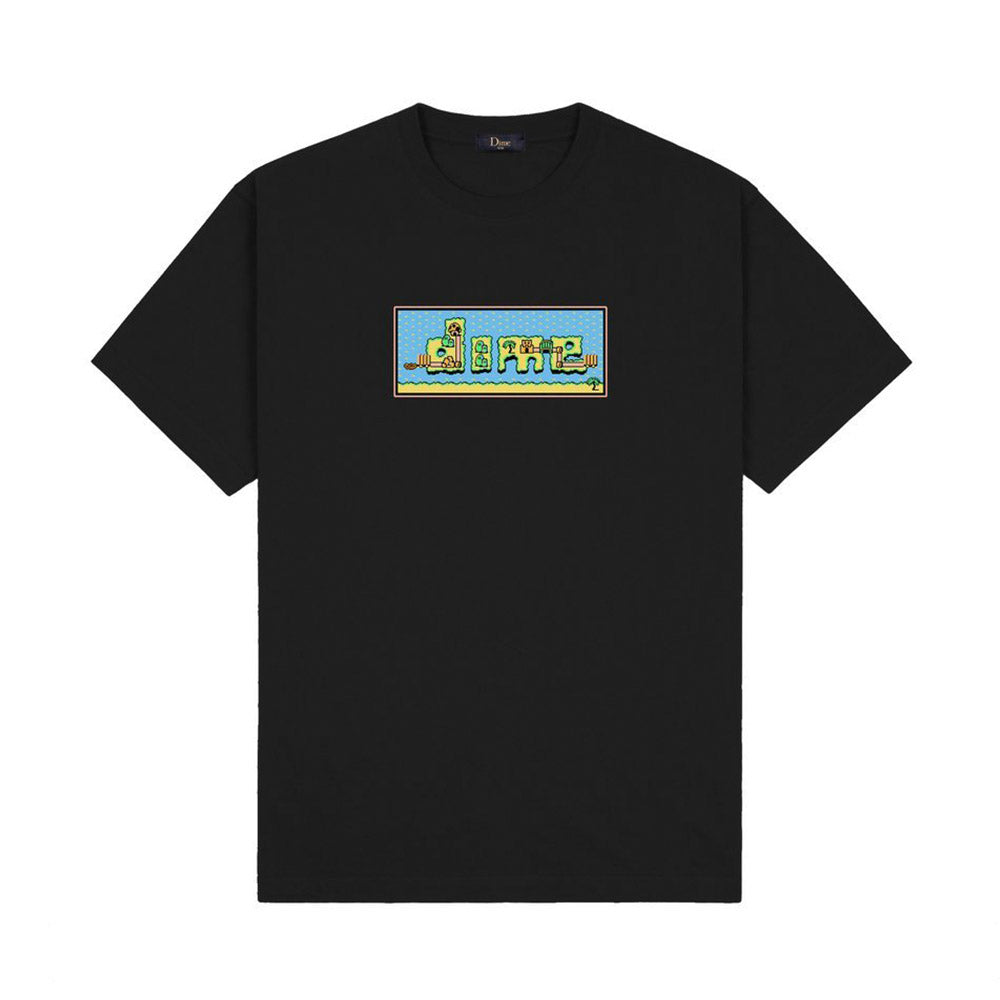 DIME WORLD TEE BLACK