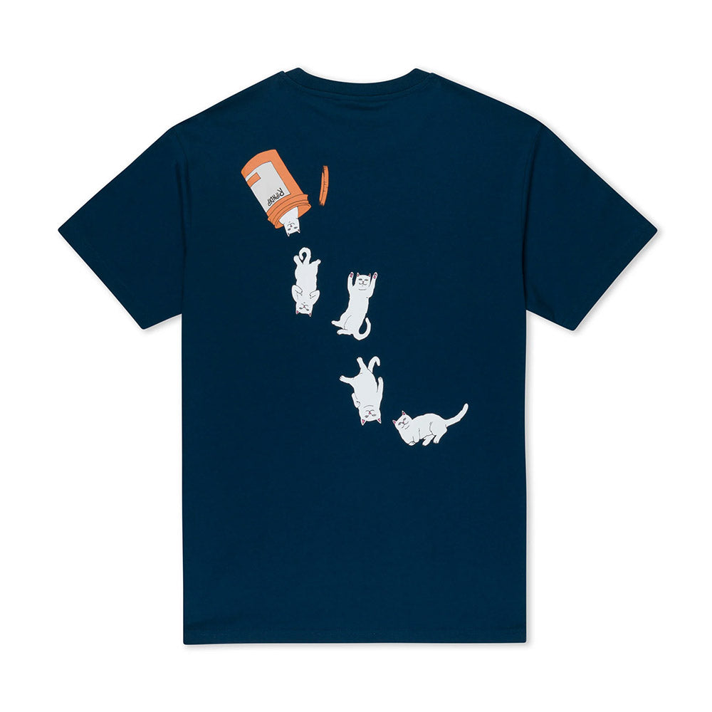RIPNDIP NERMAL PILLS TEE NAVY