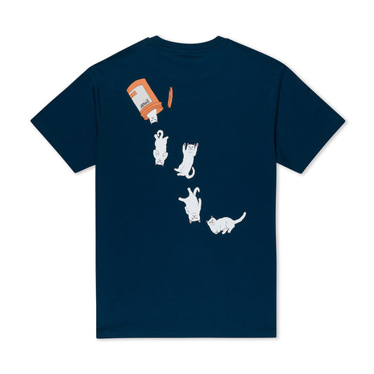 RIPNDIP NERMAL PILLS TEE NAVY