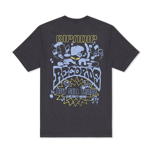 RIPNDIP RECORDS TEE GREY