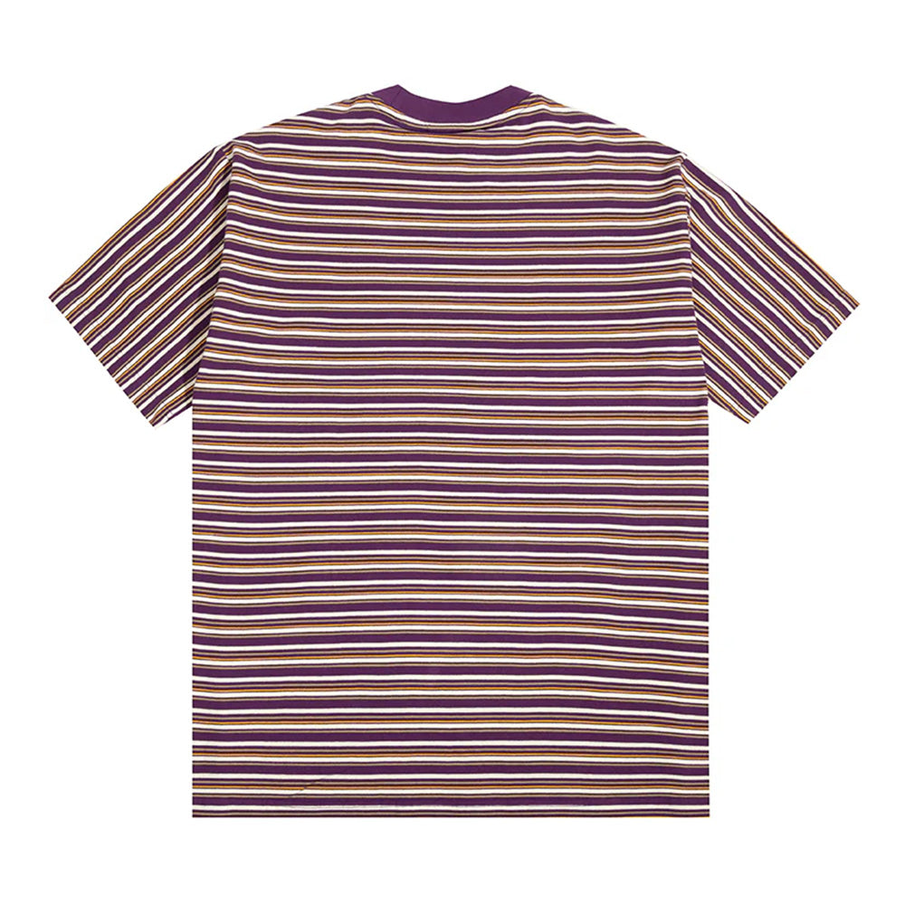 THE HUNDREDS BLADES STRIPED TEE PURPLE
