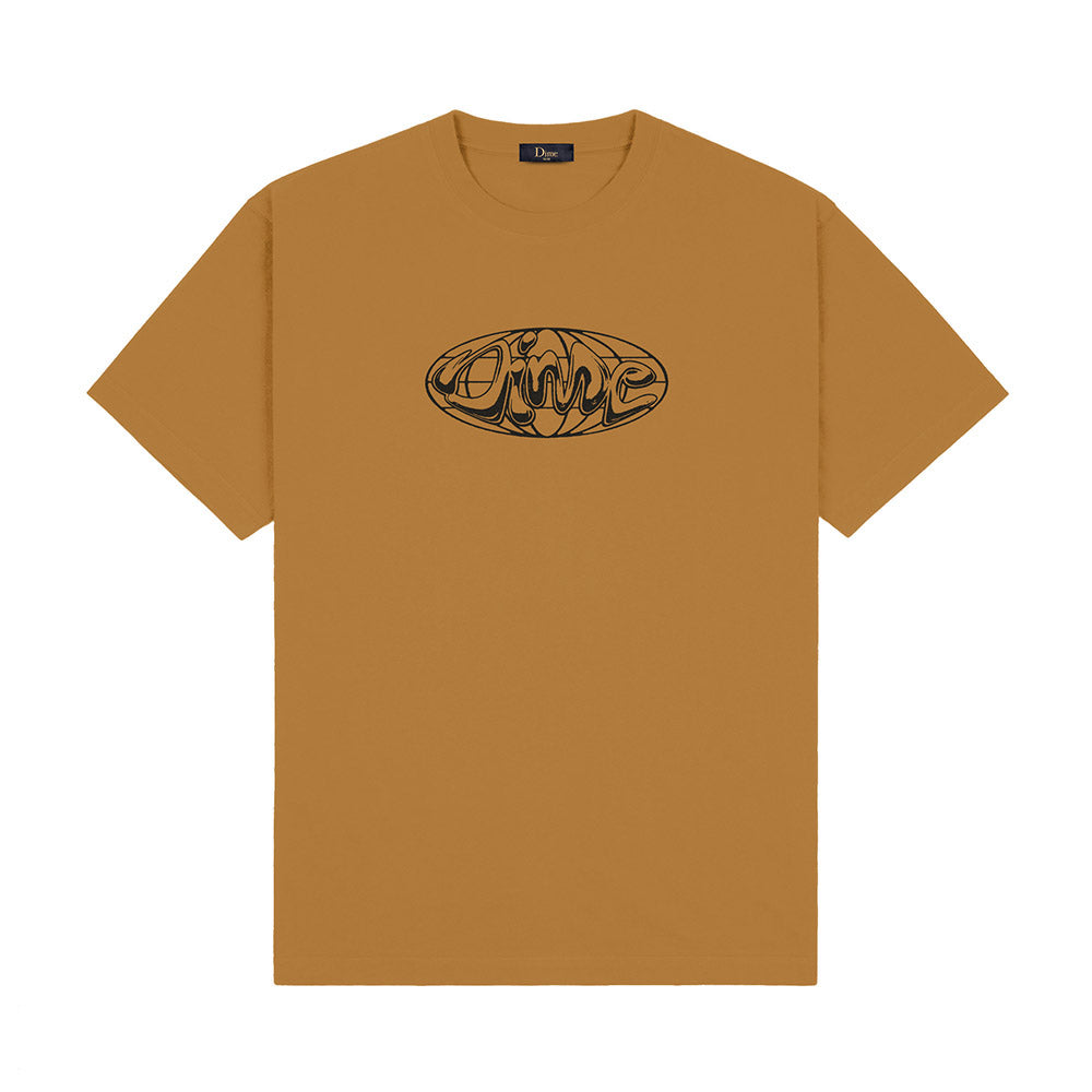 DIME GLOBE TEE BROWN