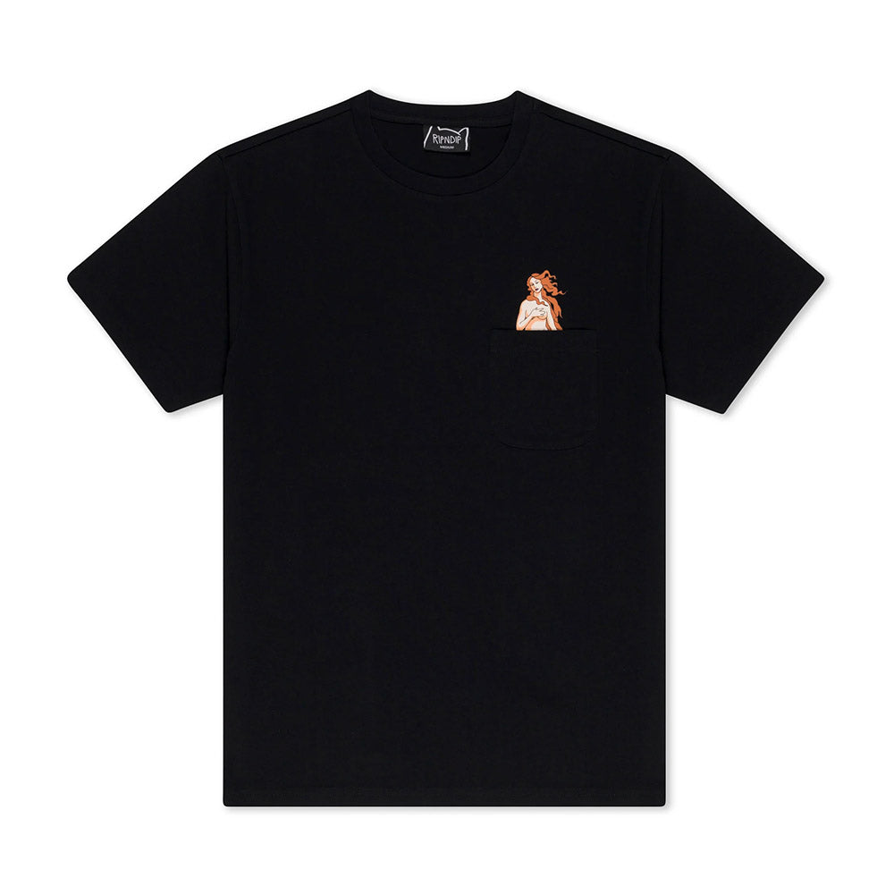 RIPNDIP ARTEMIS POCKET TEE BLACK