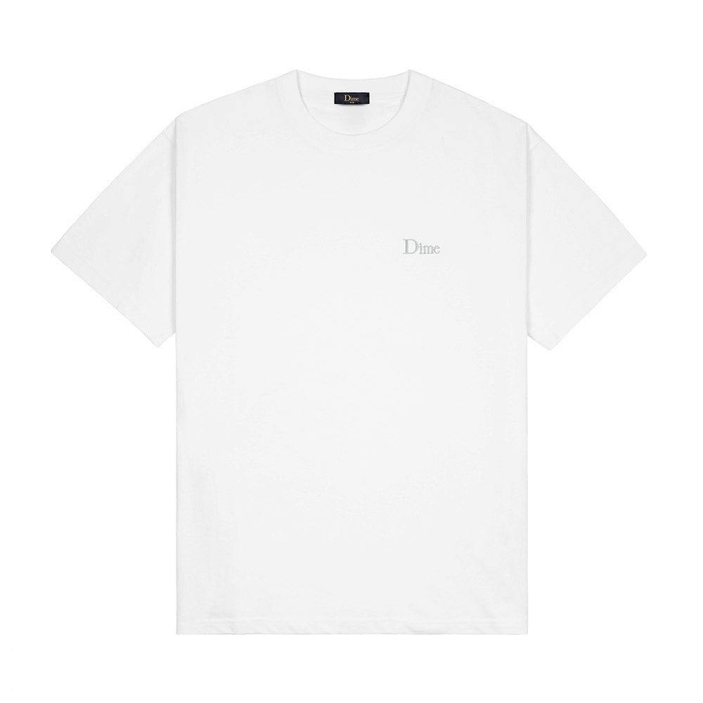 DIME CLASSIC SMALL LOGO TEE WHITE
