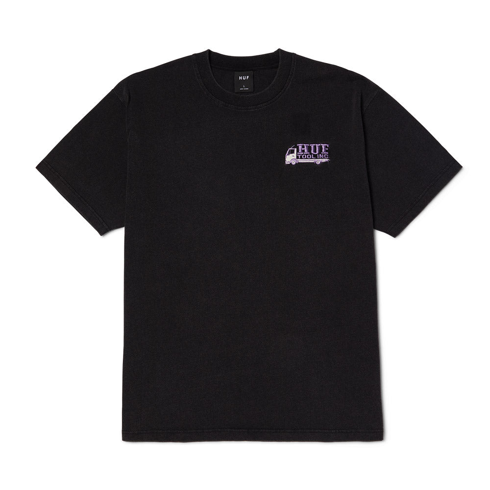 HUF TOOL INC WASHED TEE BLACK