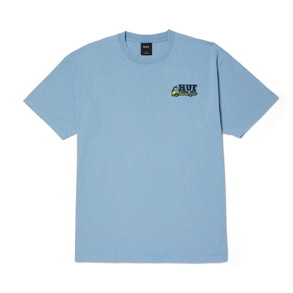 HUF TOOL INC WASHED TEE BLUE