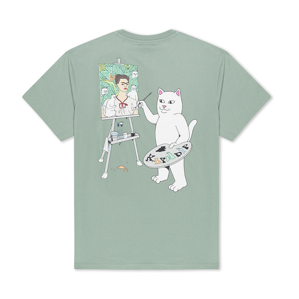 RIPNDIP ART CLUB TEE TURQUOISE