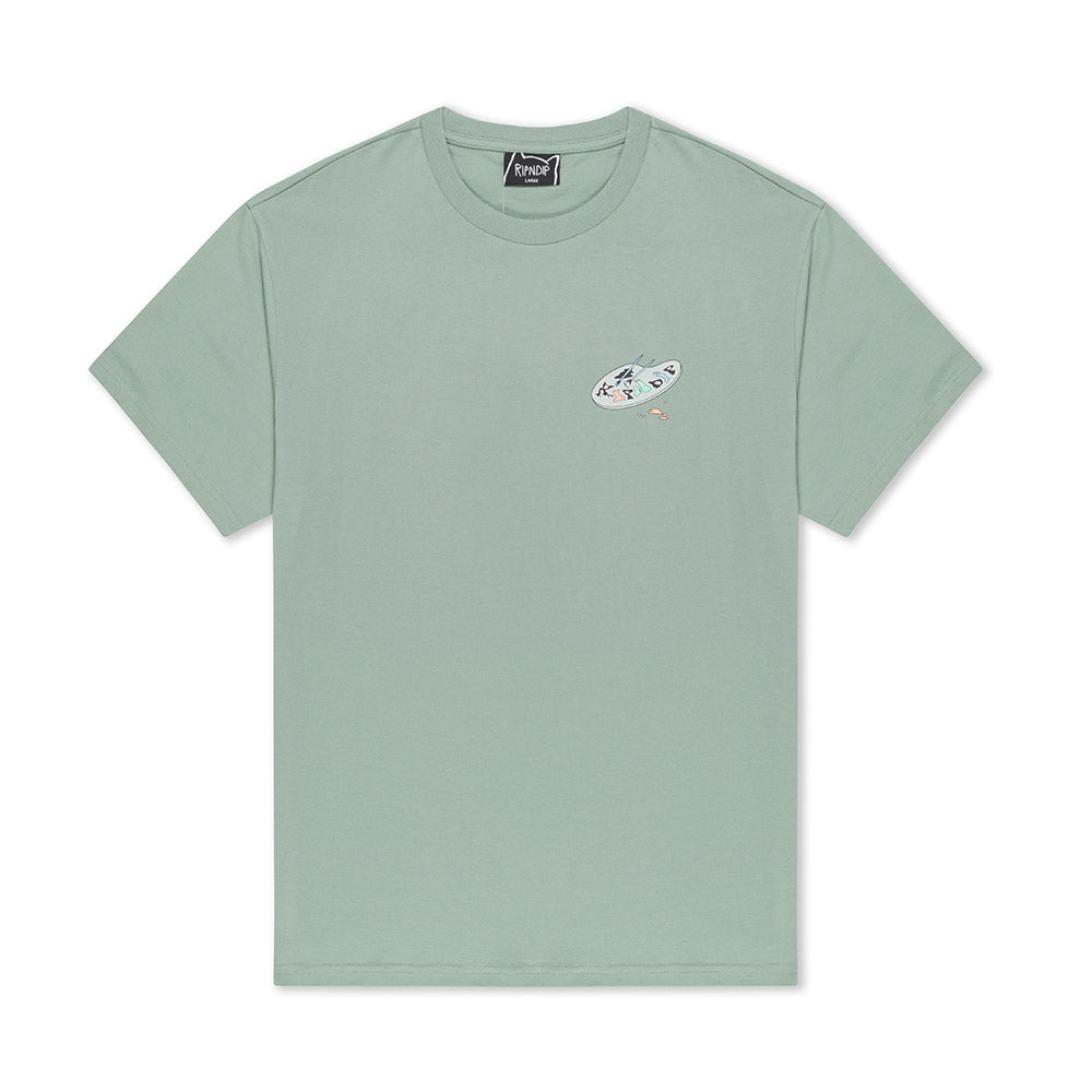 RIPNDIP ART CLUB TEE TURQUOISE