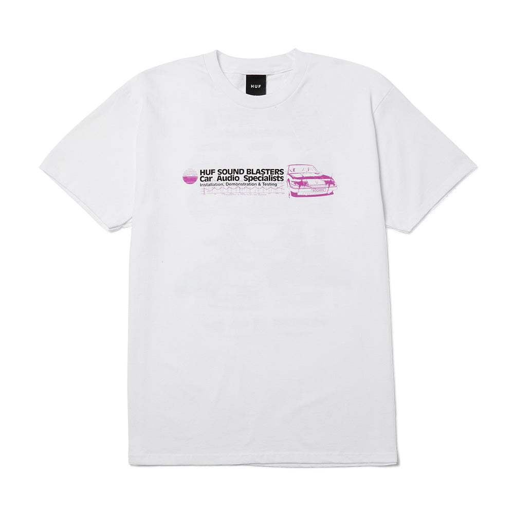 HUF BASS POWER TEE WHITE