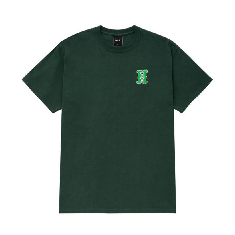HUF HIGH POINT TEE DARK GREEN