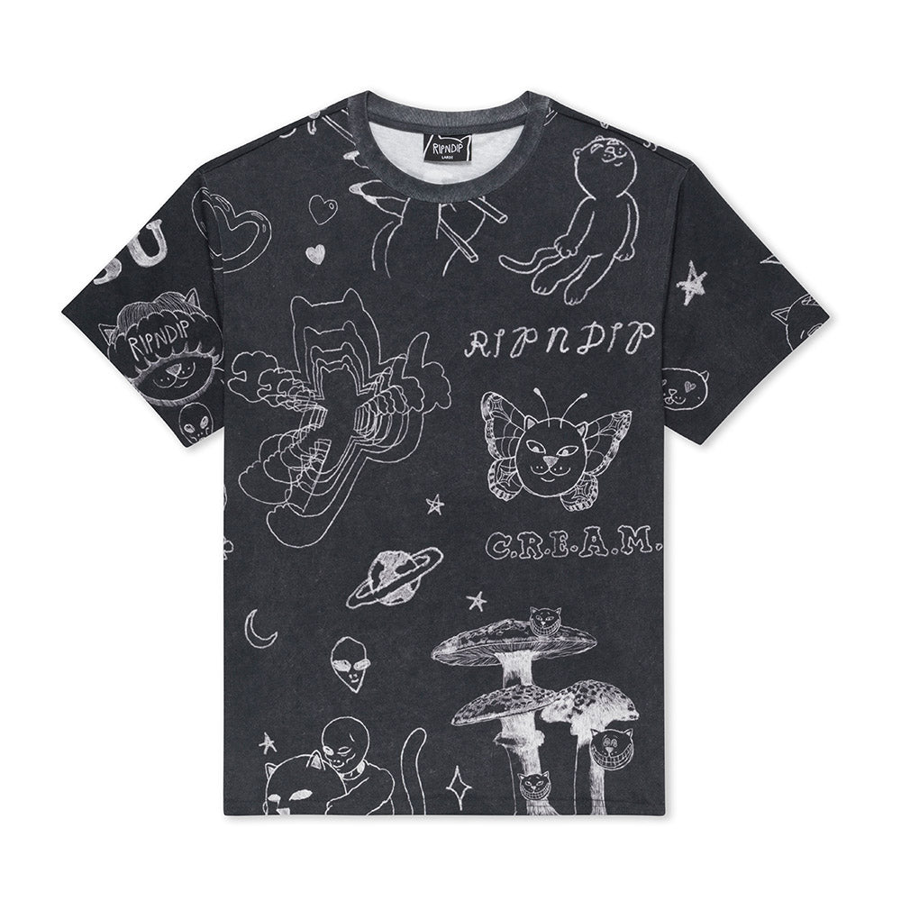 RIPNDIP NERMAL DOMINATION TEE BLACK