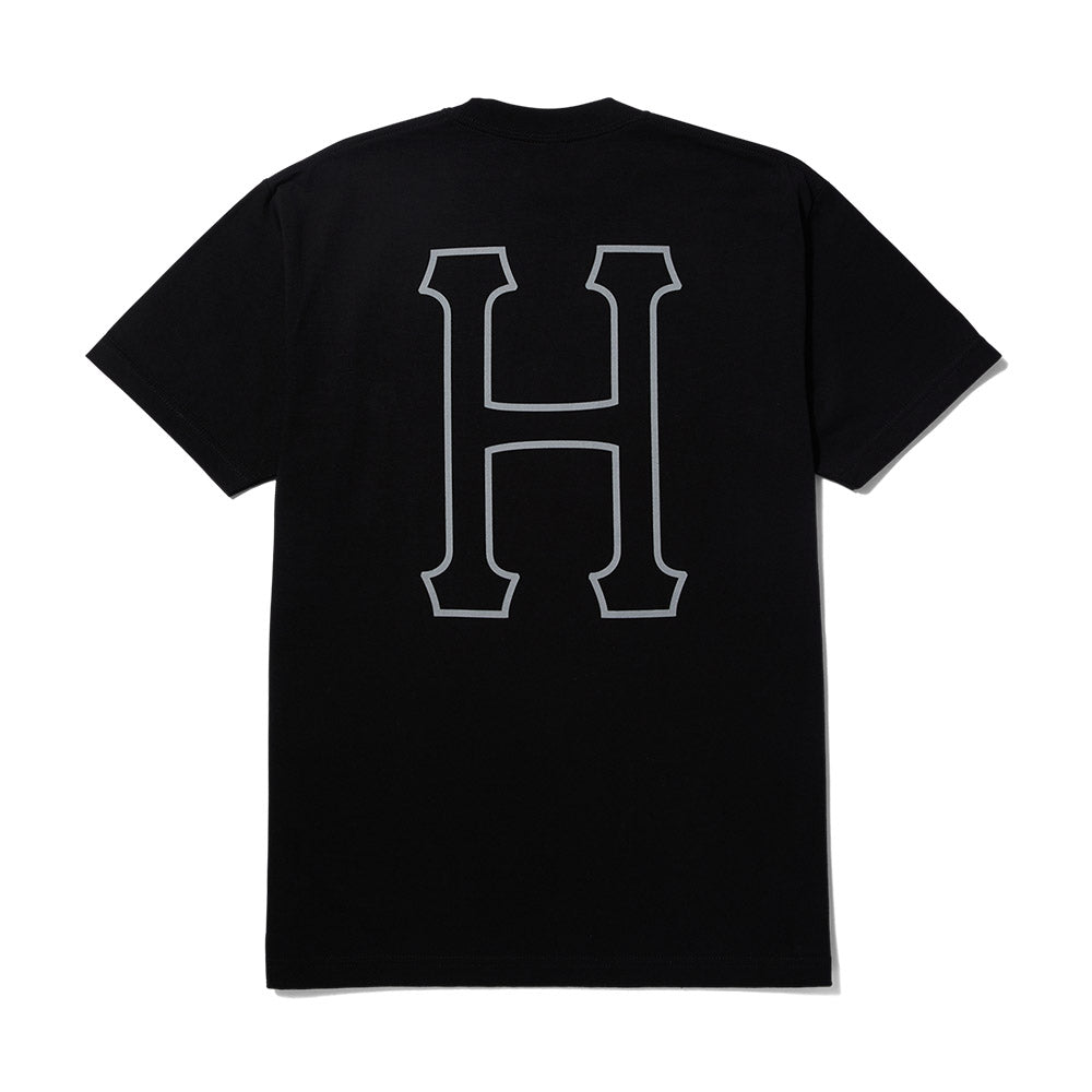 HUF SET H TEE BLACK