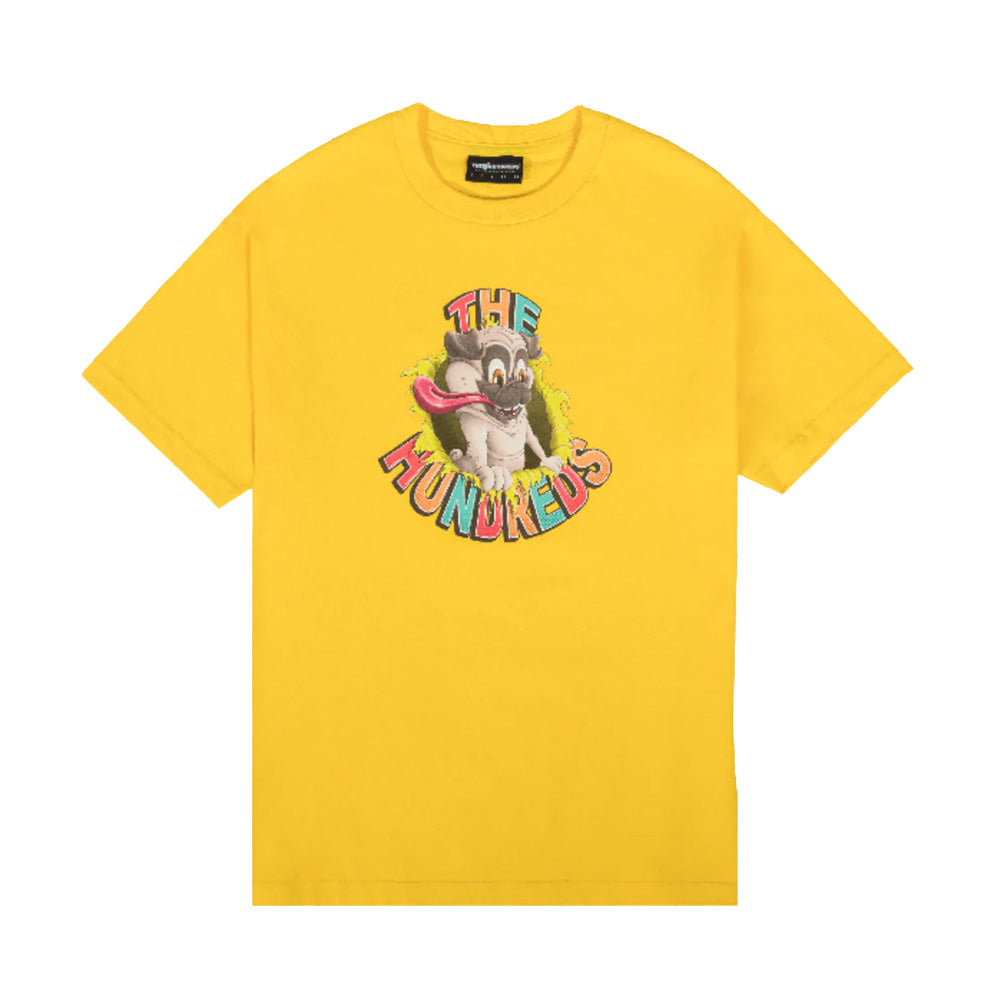 THE HUNDREDS WALLY SHOW TEE YELLOW
