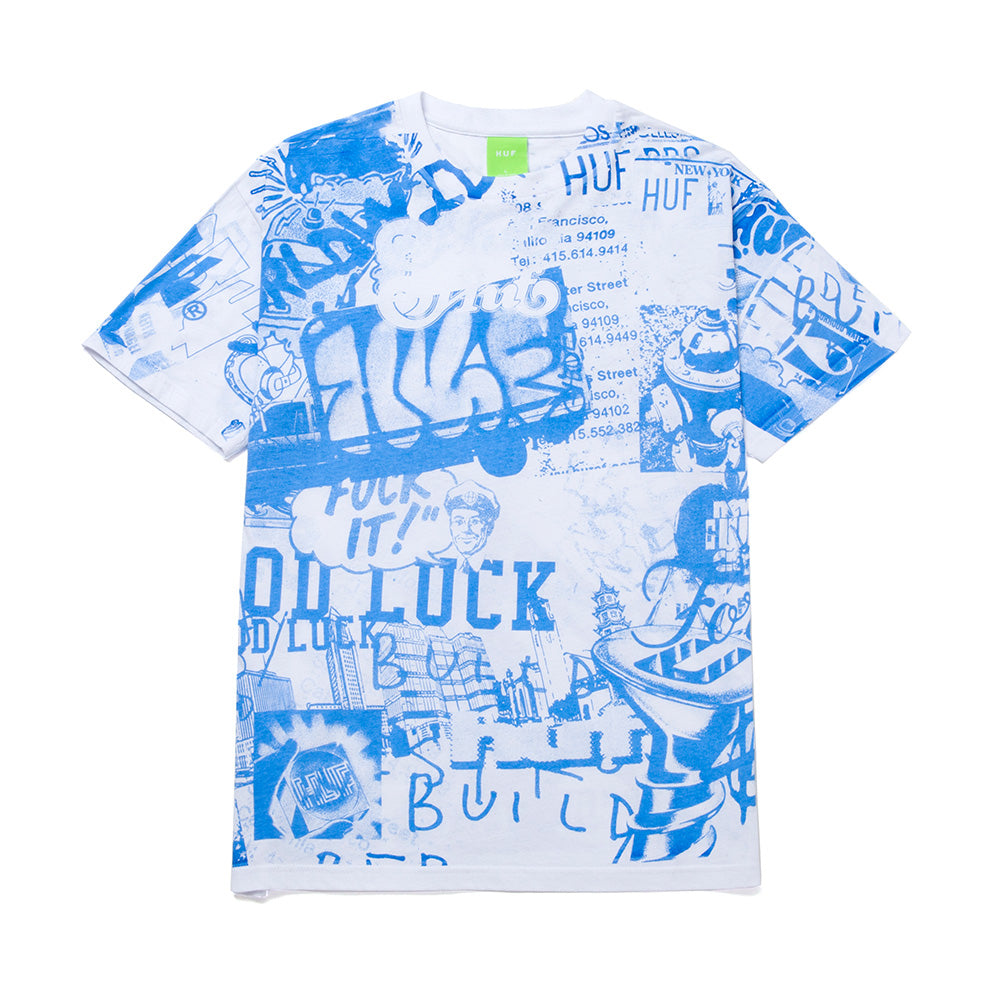 HUF TWENTY TEE WHITE