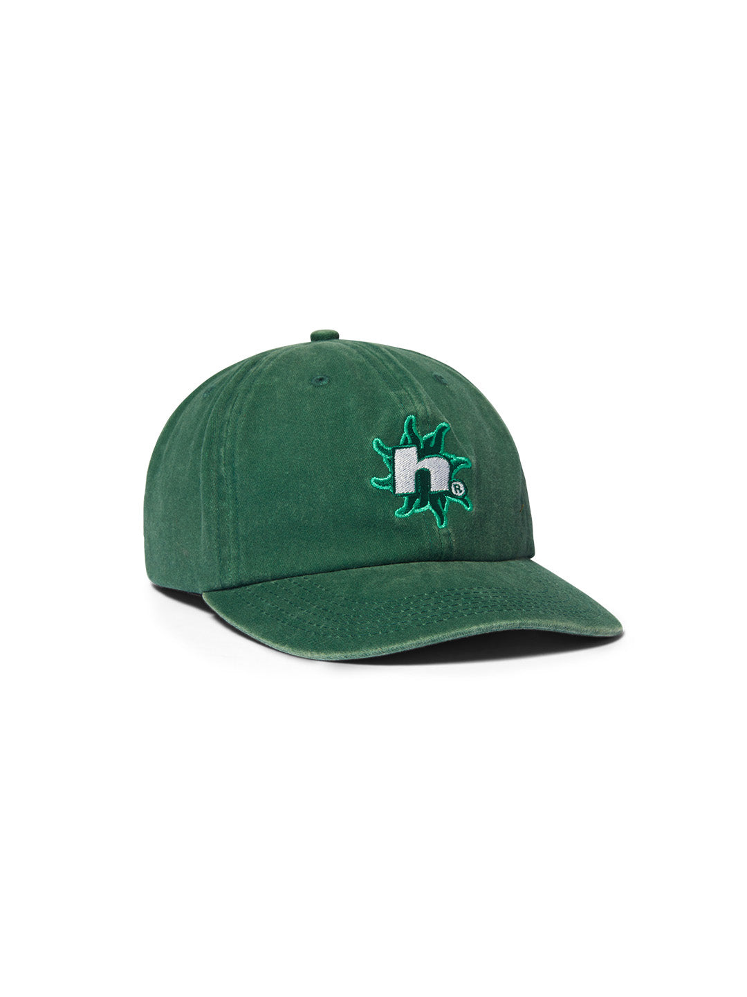 Sol Denim 6 Panel Washed Hat Green