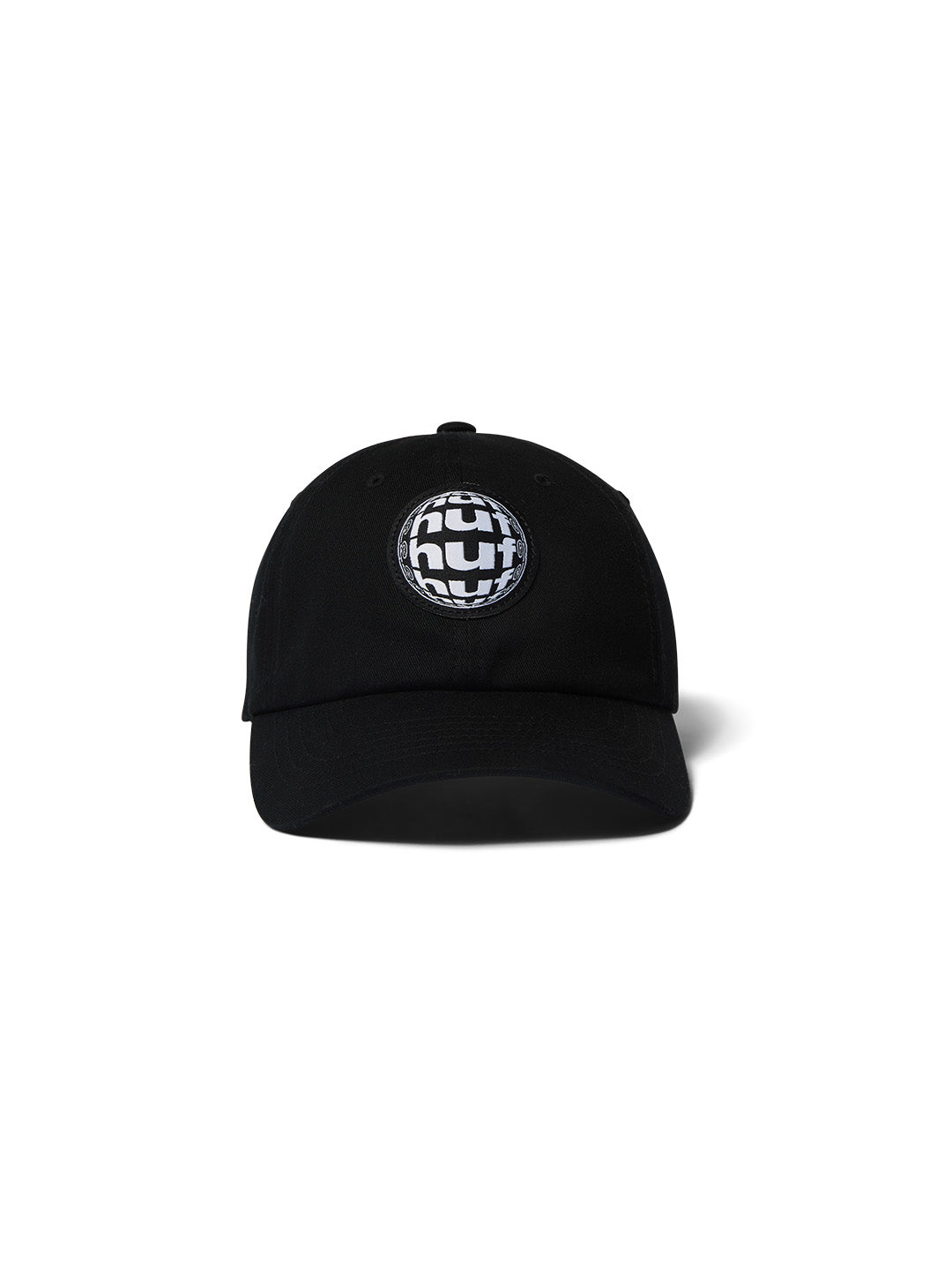 Wide Angle 6 Panel Hat Black