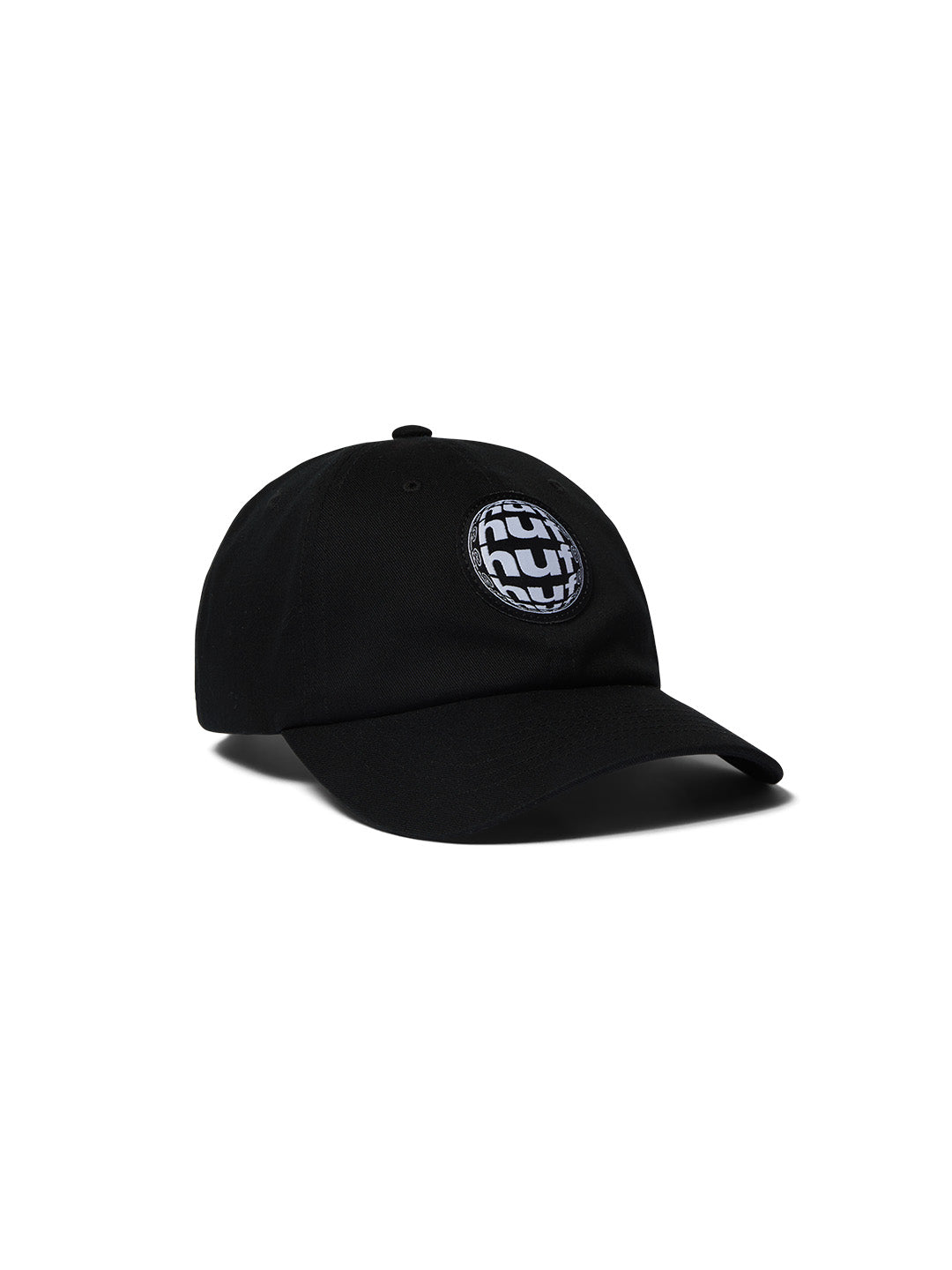 Wide Angle 6 Panel Hat Black