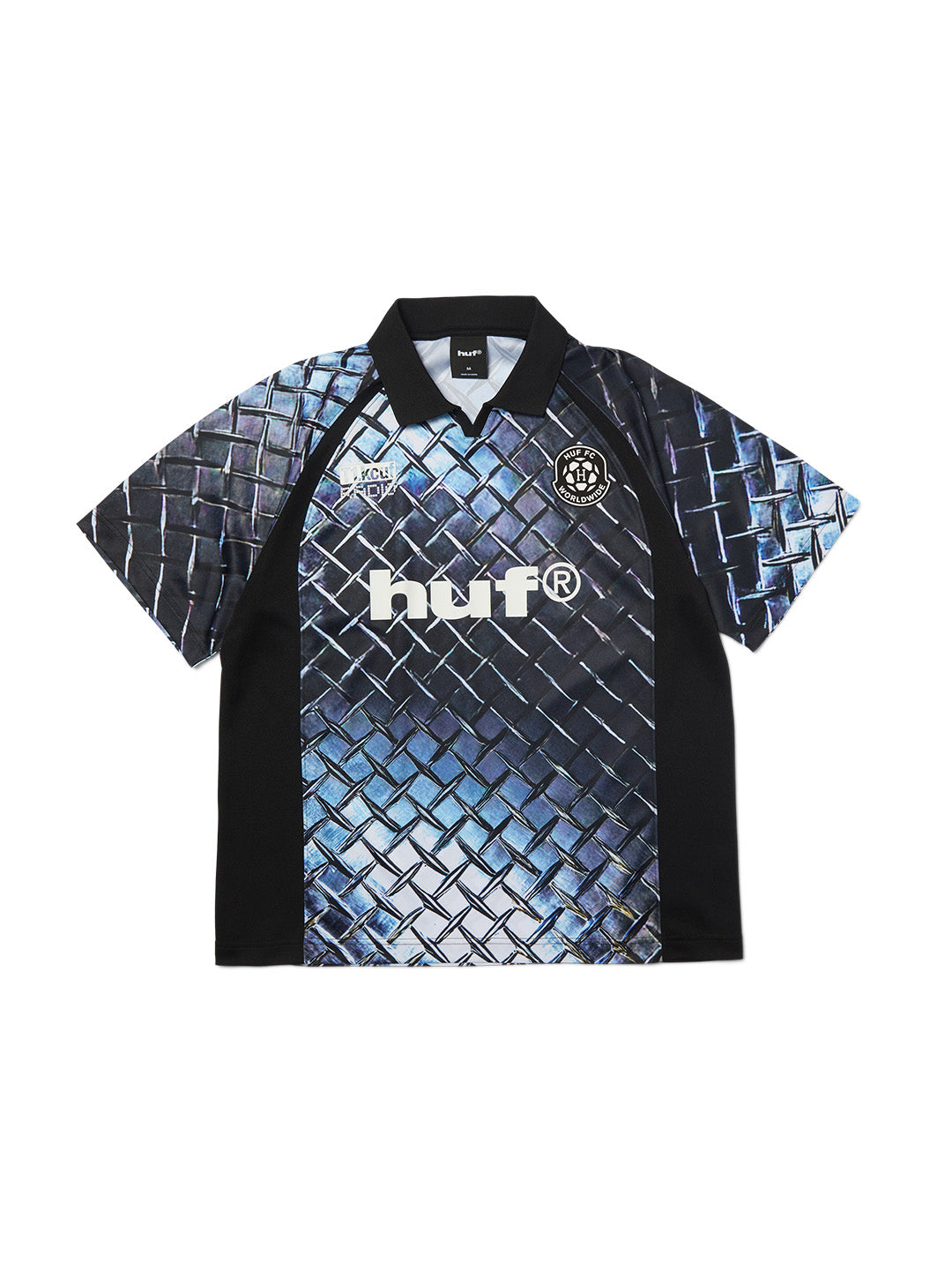 Diamond Plate Jersey Black