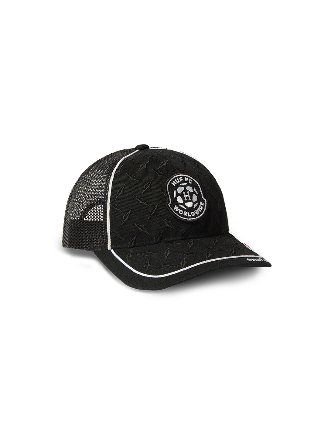 Diamond Plate Trucker Black