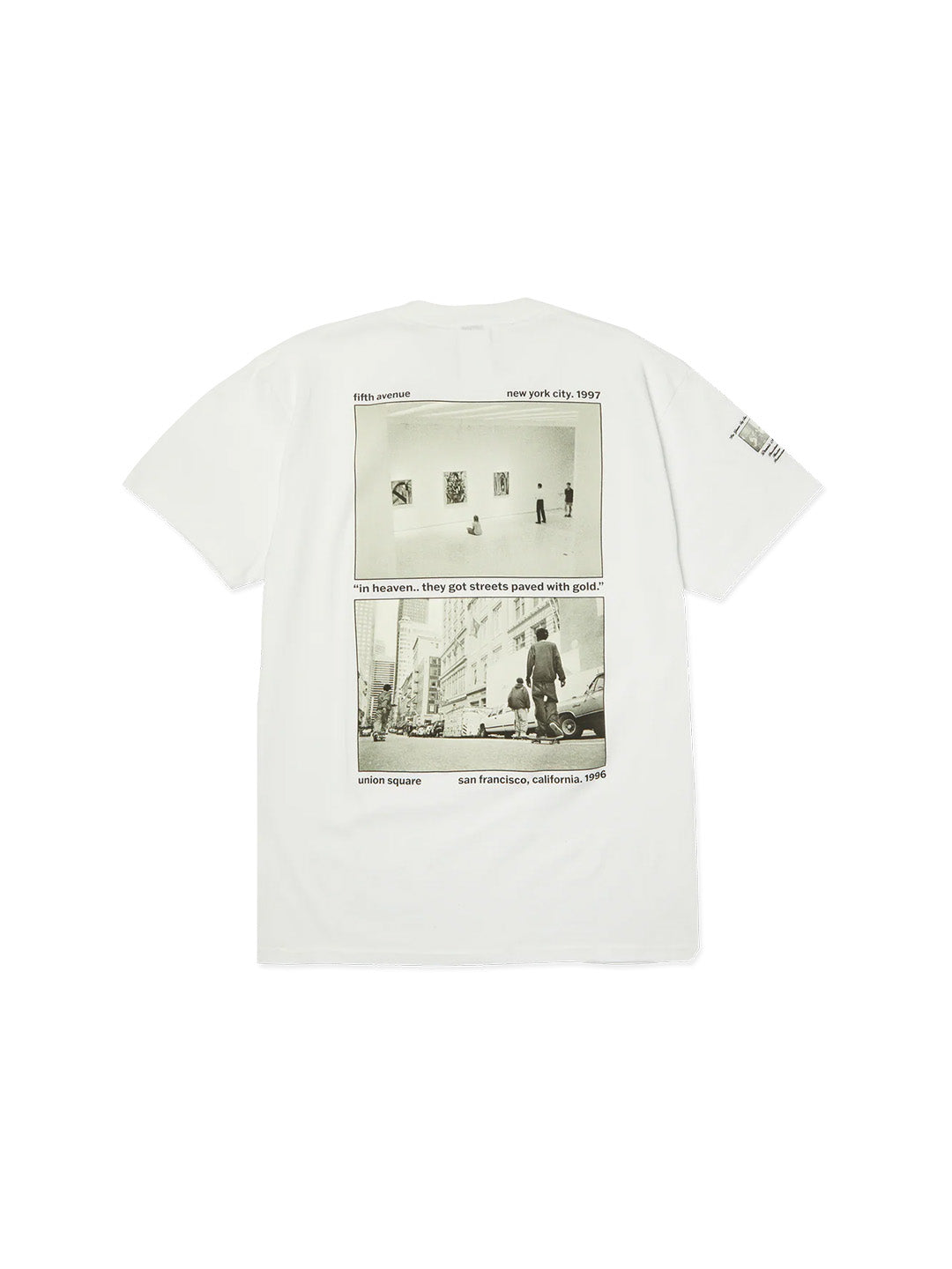 Paved With Gold Tee White