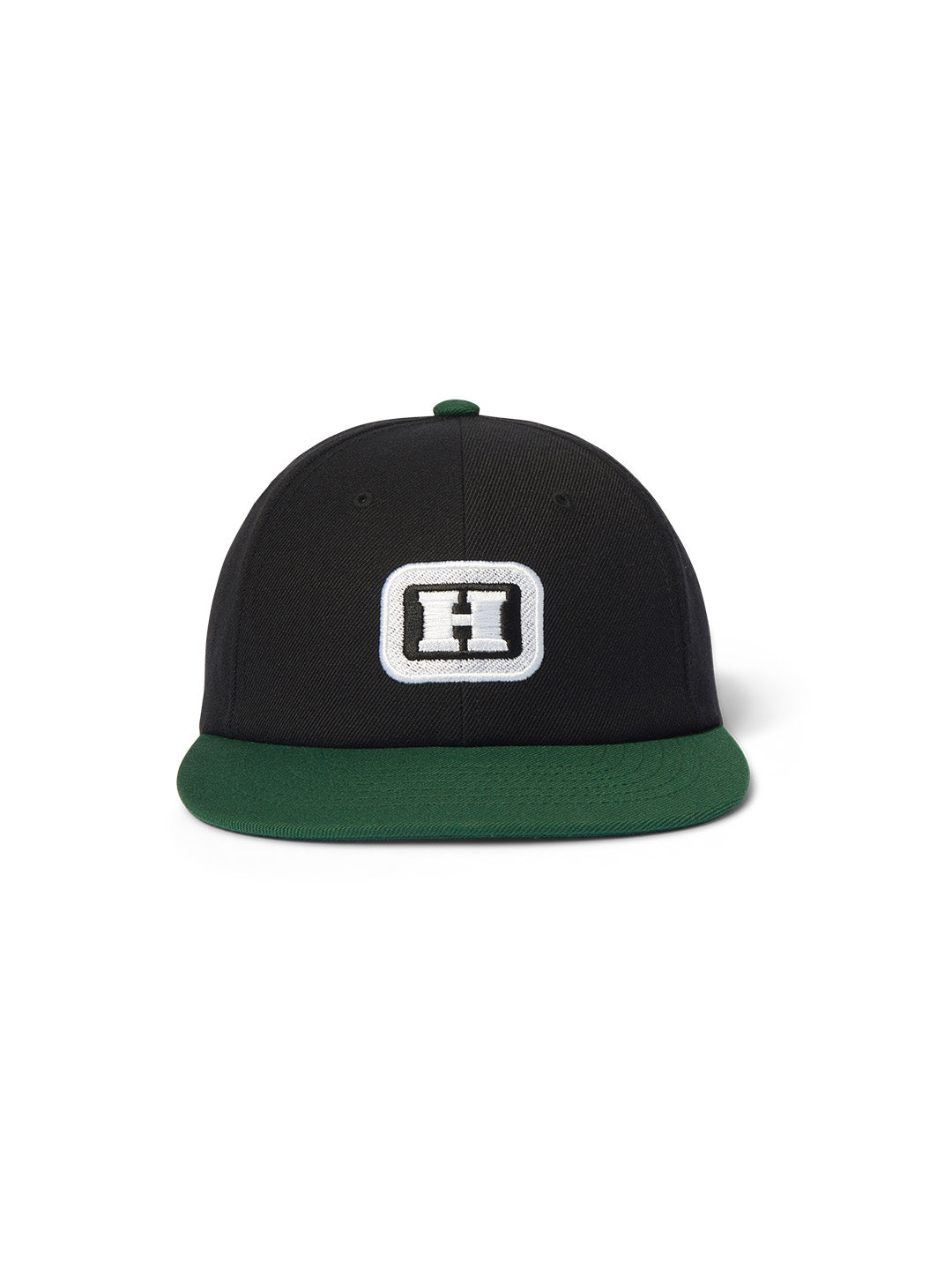 Serif H 6 Panel Snapback Black