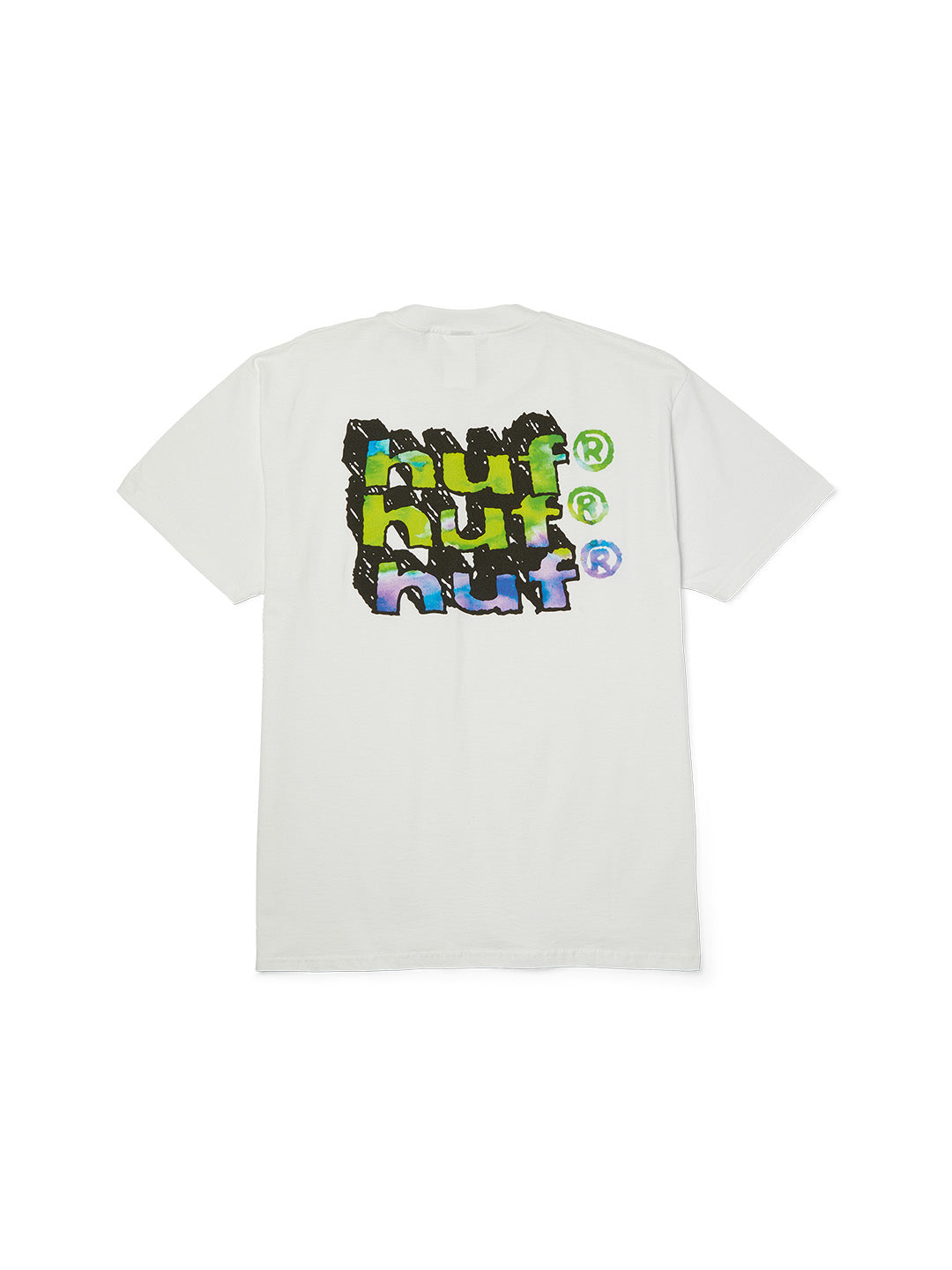 Hand Stacked Tee White
